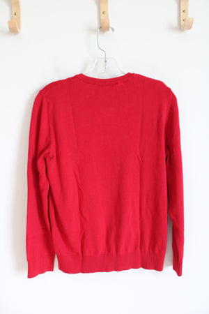 Children's Place Red Sweater | Youth L (10/12)