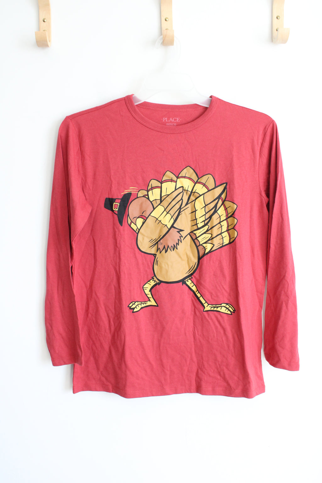 NEW Children's Place Red Turkey Long Sleeved Shirt | XXL (16)