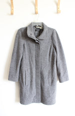 L.L. Bean Vintage Gray Wool Coat | XS Petite