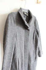 L.L. Bean Vintage Gray Wool Coat | XS Petite