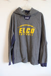 Under Armour ColdGear Loose Fit Elco Football Gray Hoodie | XL