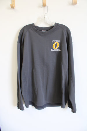 Badger Oxford Baseball Gray Sweatshirt | XL