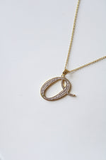 "O" Initial Gold Necklace