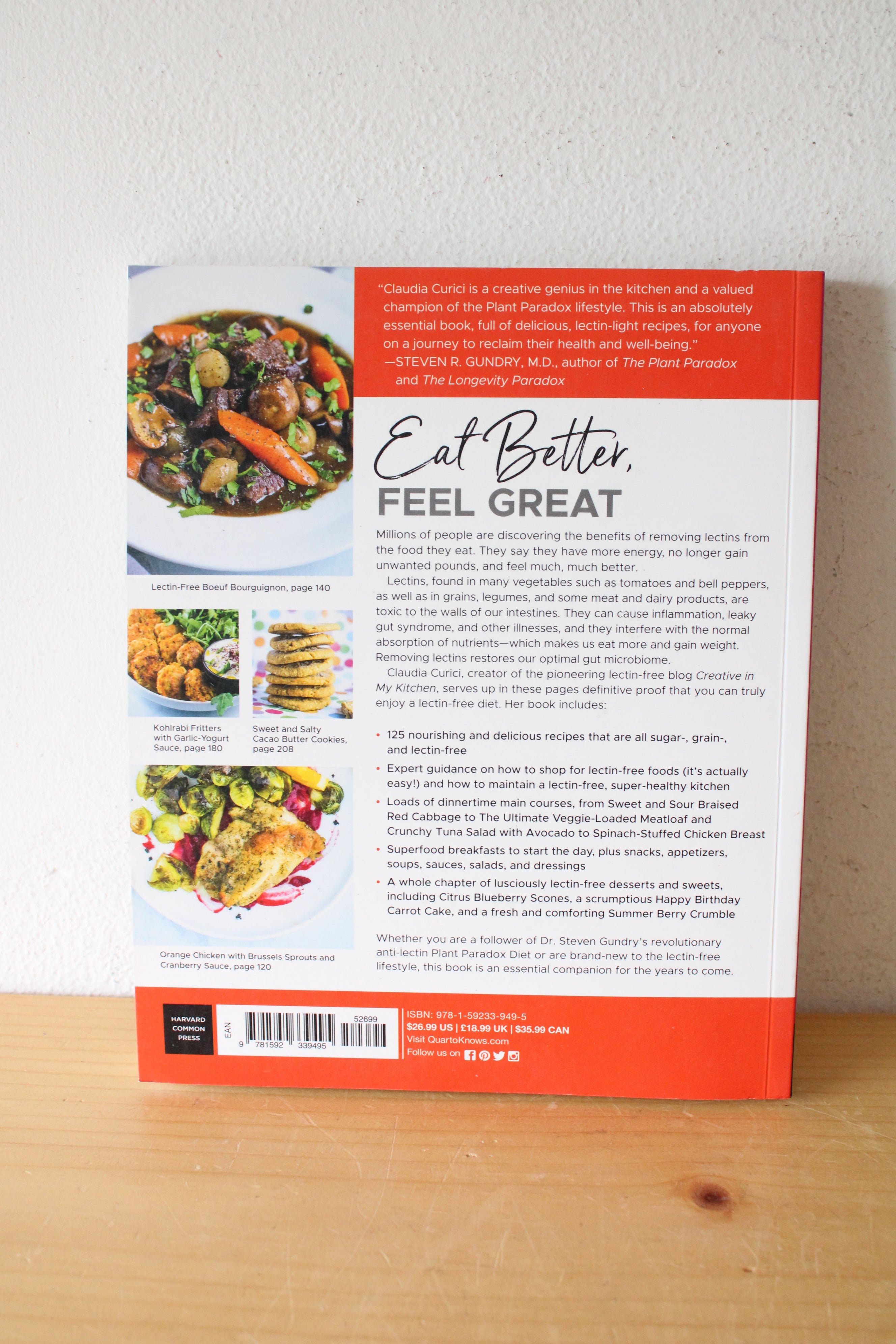 Living Well Without Lectins Cookbook By Claudia Curici