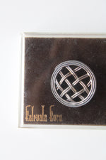 Kaleuala Koru Brooch Sterling Silver Finland Woven Pin