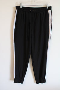 MICHAEL Michael Kors Black White Jogger Pant | M