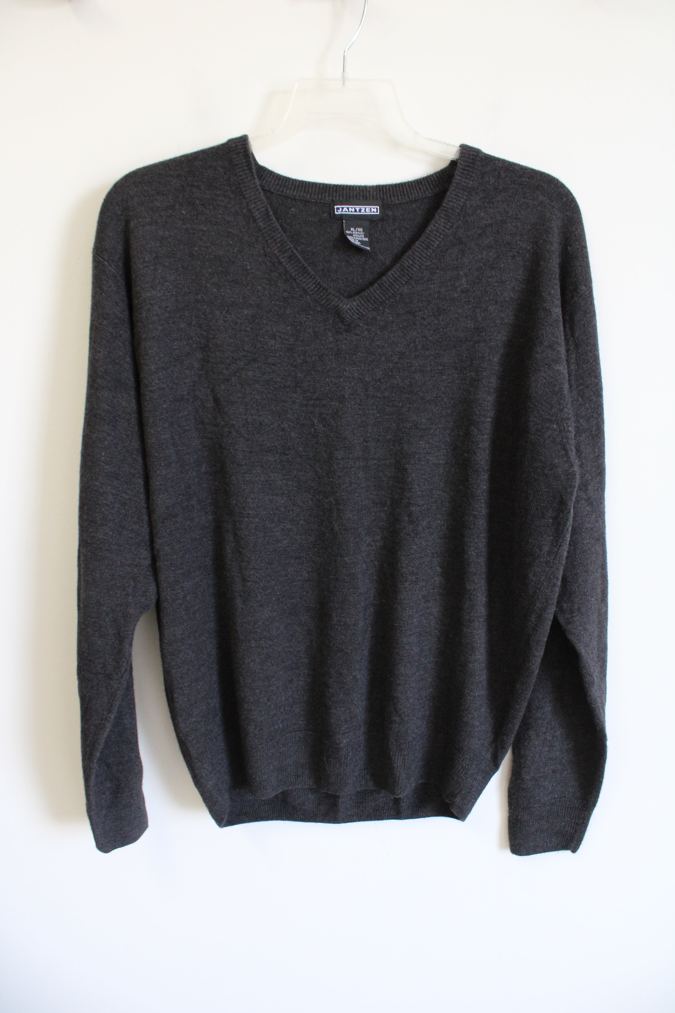 Jantzen Gray Knit Sweater | XL