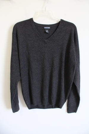 Jantzen Gray Knit Sweater | XL