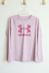 Under Armour Pink Long Sleeved Athletic Shirt | Youth XL (18/20)