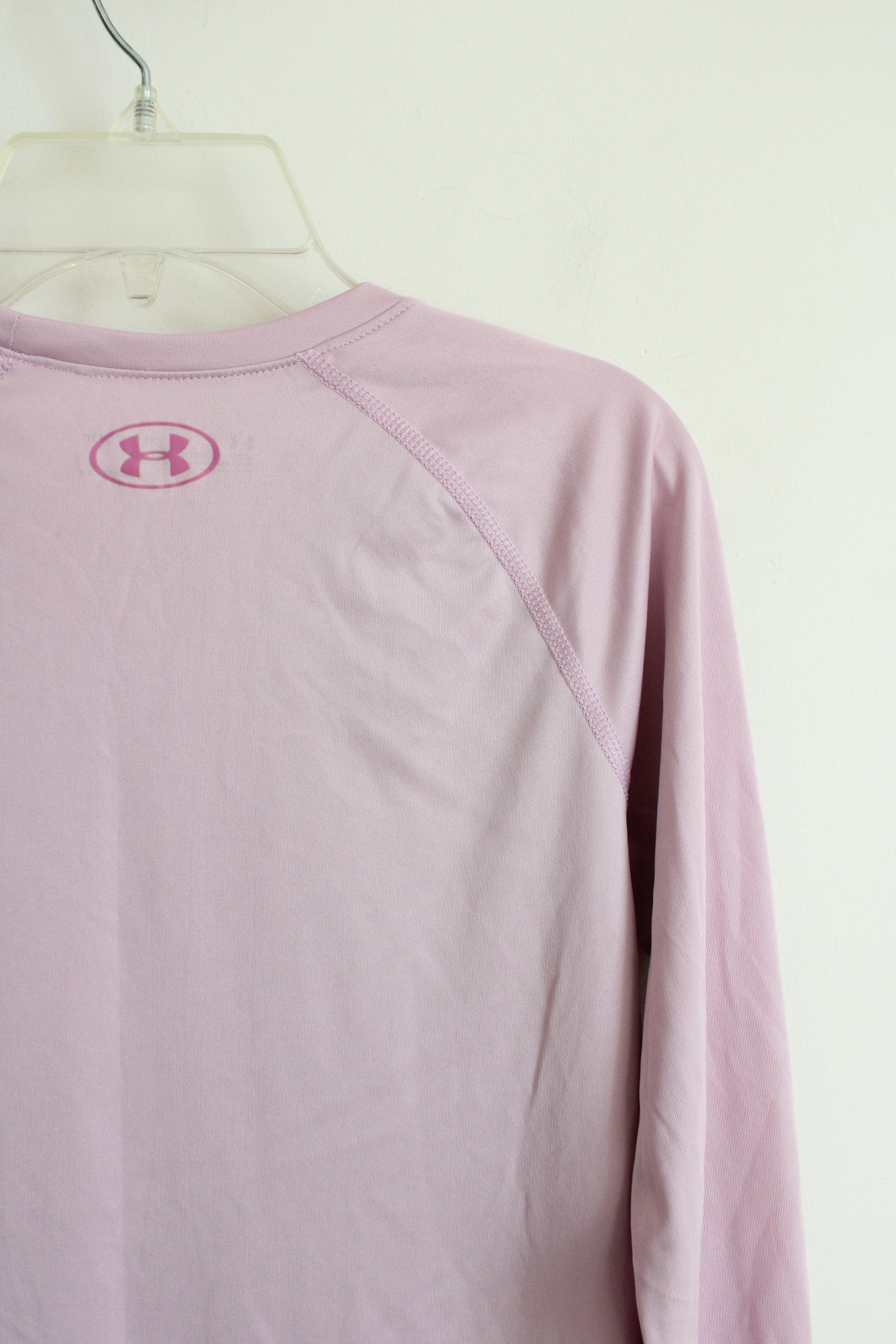 Under Armour Pink Long Sleeved Athletic Shirt | Youth XL (18/20)