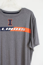 Colosseum Illinois Gray Shirt | XL
