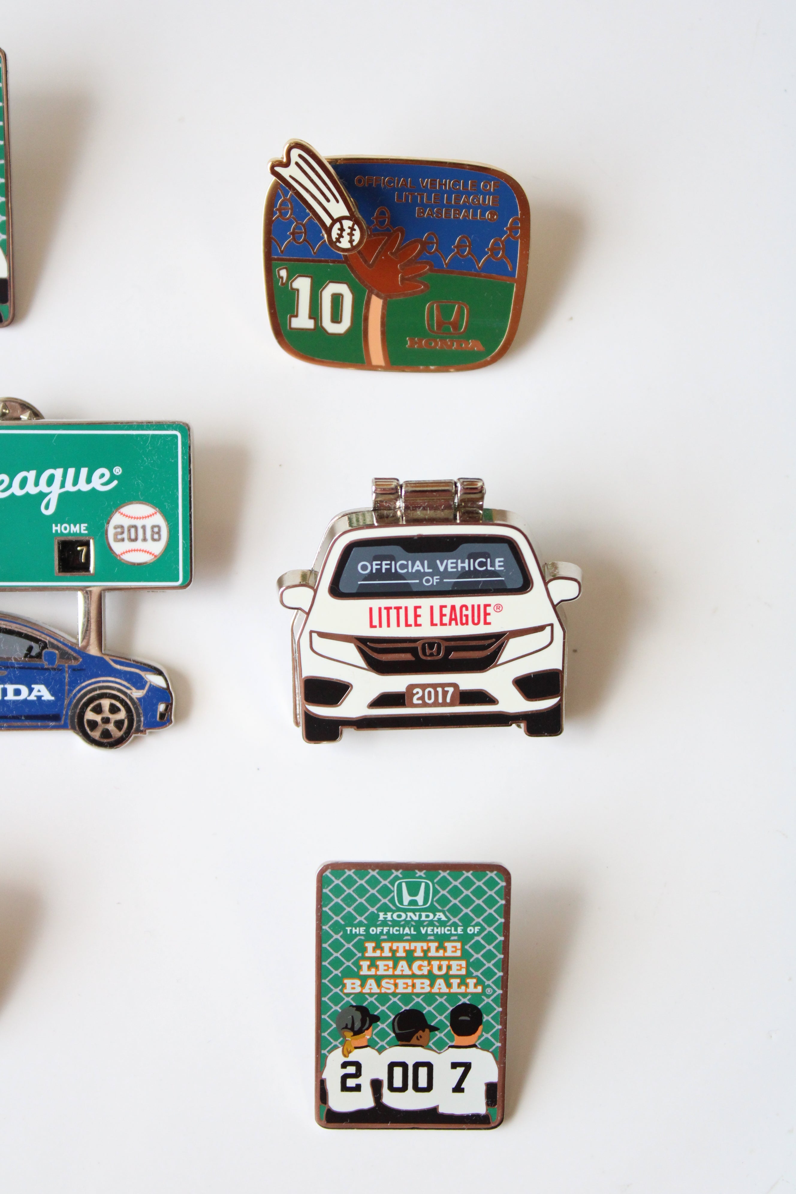 Honda Little League Baseball Collector's Pins | Set Of 6