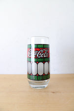 Vintage Red & Green Coca-Cola Glass & Pitcher Set
