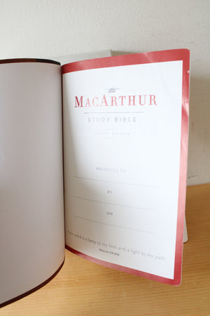 The McArthur Study Bible Second Edition New King James Version