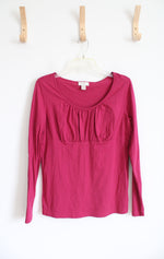 LOFT Pink Long Sleeved Top | M