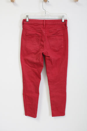 Universal Thread High Rise Skinny Crop Pink Jean | 0/25