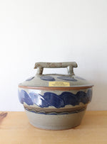 David Norton Handmade Pottery Blue & Gray Yunnan Steamer