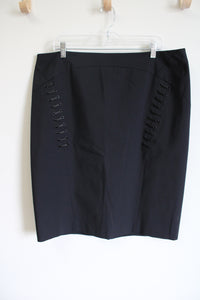 Lafayette 148 New York Black Skirt | 16