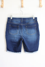 Cat & Jack Super Stretch Bermuda Cuffed Jean Shorts | Youth XXL (16/18)