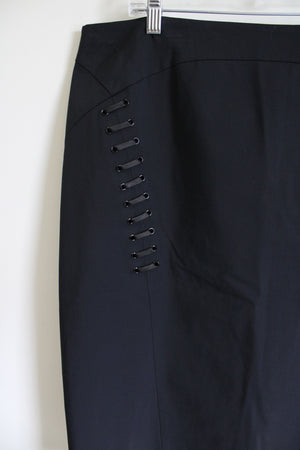 Lafayette 148 New York Black Skirt | 16