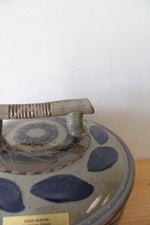 David Norton Handmade Pottery Blue & Gray Yunnan Steamer