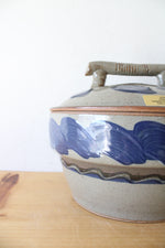 David Norton Handmade Pottery Blue & Gray Yunnan Steamer