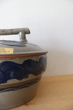David Norton Handmade Pottery Blue & Gray Yunnan Steamer