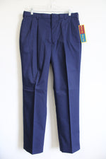 NEW Wash Me Wear Me Navy Blue Dress Pant | 32X32