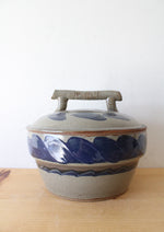 David Norton Handmade Pottery Blue & Gray Yunnan Steamer