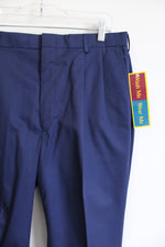 NEW Wash Me Wear Me Navy Blue Dress Pant | 32X32