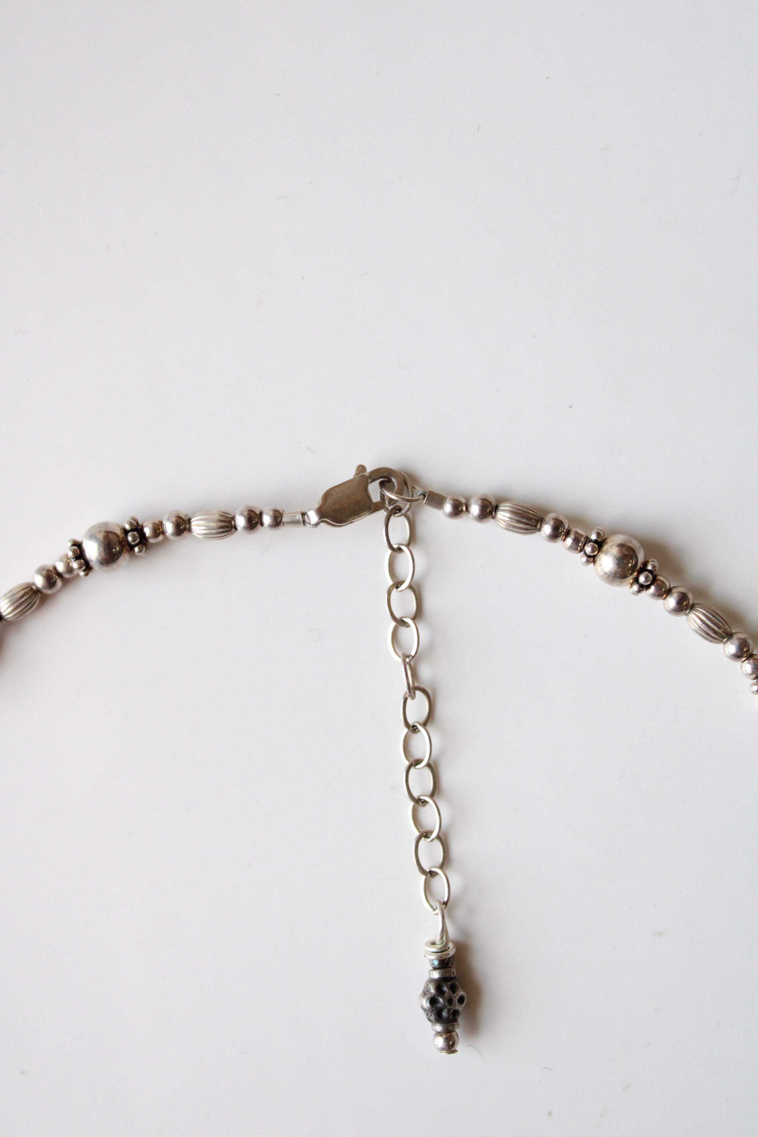 Sterling Silver Beaded Necklace