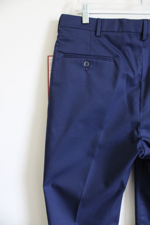 NEW Wash Me Wear Me Navy Blue Dress Pant | 32X32