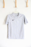 Nike Dri-Fit Gray Athletic Shirt | Youth M (10/12)