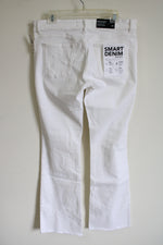 NEW DL 1961 Bridget Instasculpt Boot 33" White Jeans | 32 (14)