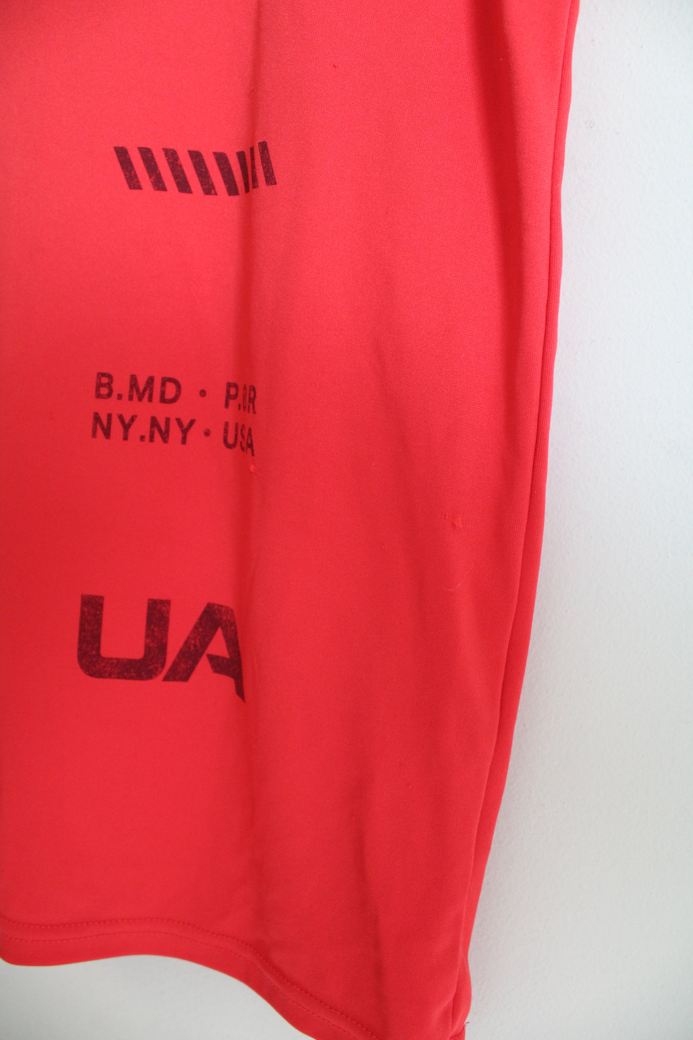 Under Armour Red Orange Athletic Muscle Tank | Youth M (10/12)