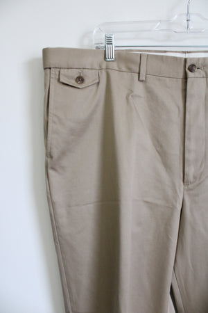 Lands' end Traditional Fit Tan Dress Pant | 42X26