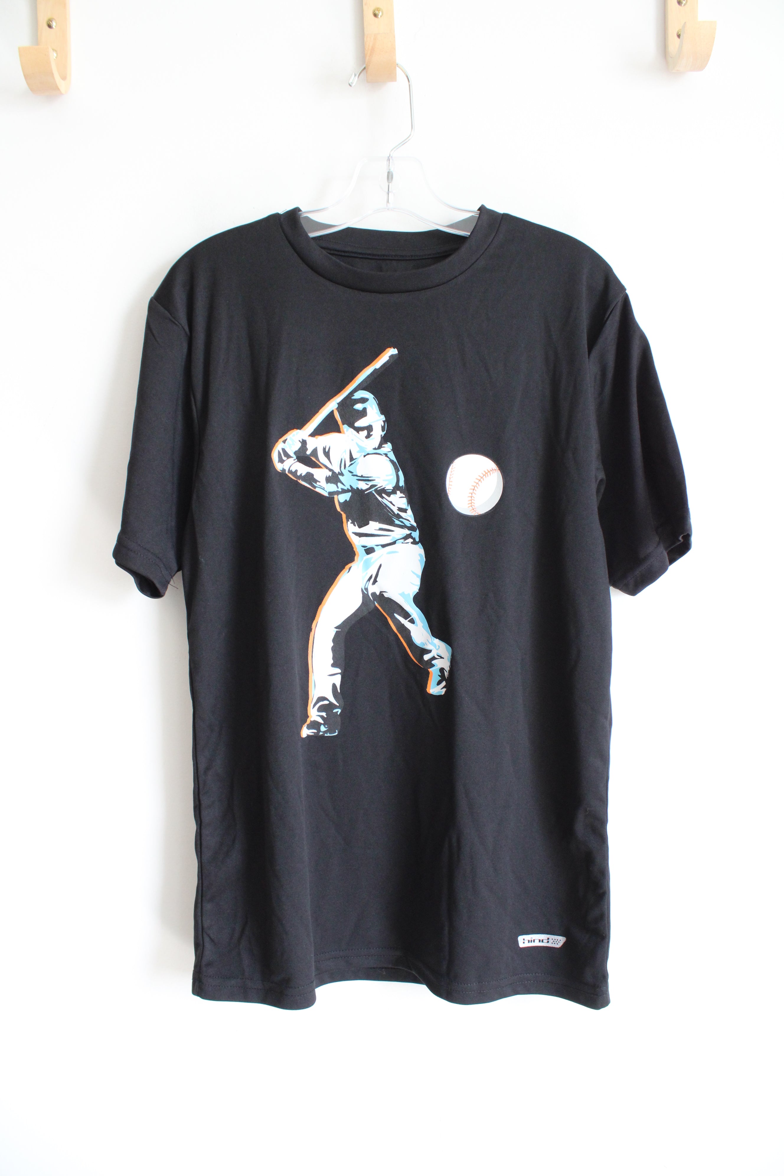 Hind Black Baseball Athletic Shirt | Youth 14/16