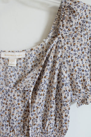 Monteau Blue & Yellow Floral Dress | S