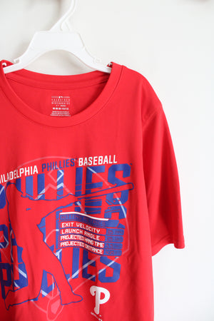 Genuine Merchandise Red Philadelphia Phillies Baseball Shirt | Youth M (10/12)