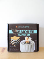 Terra Flame S'mores Roaster StoneCast Fire Bowl