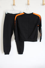 Guru G Ninety-Nine Black Gray & Orange Sweatshirt & Sweatpants 2-Piece Set | Youth 8