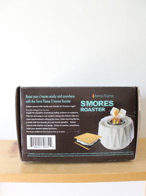 Terra Flame S'mores Roaster StoneCast Fire Bowl