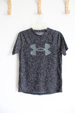 Under Armour Black & Gray Speckled Athletic Shirt | Youth M (10/12)