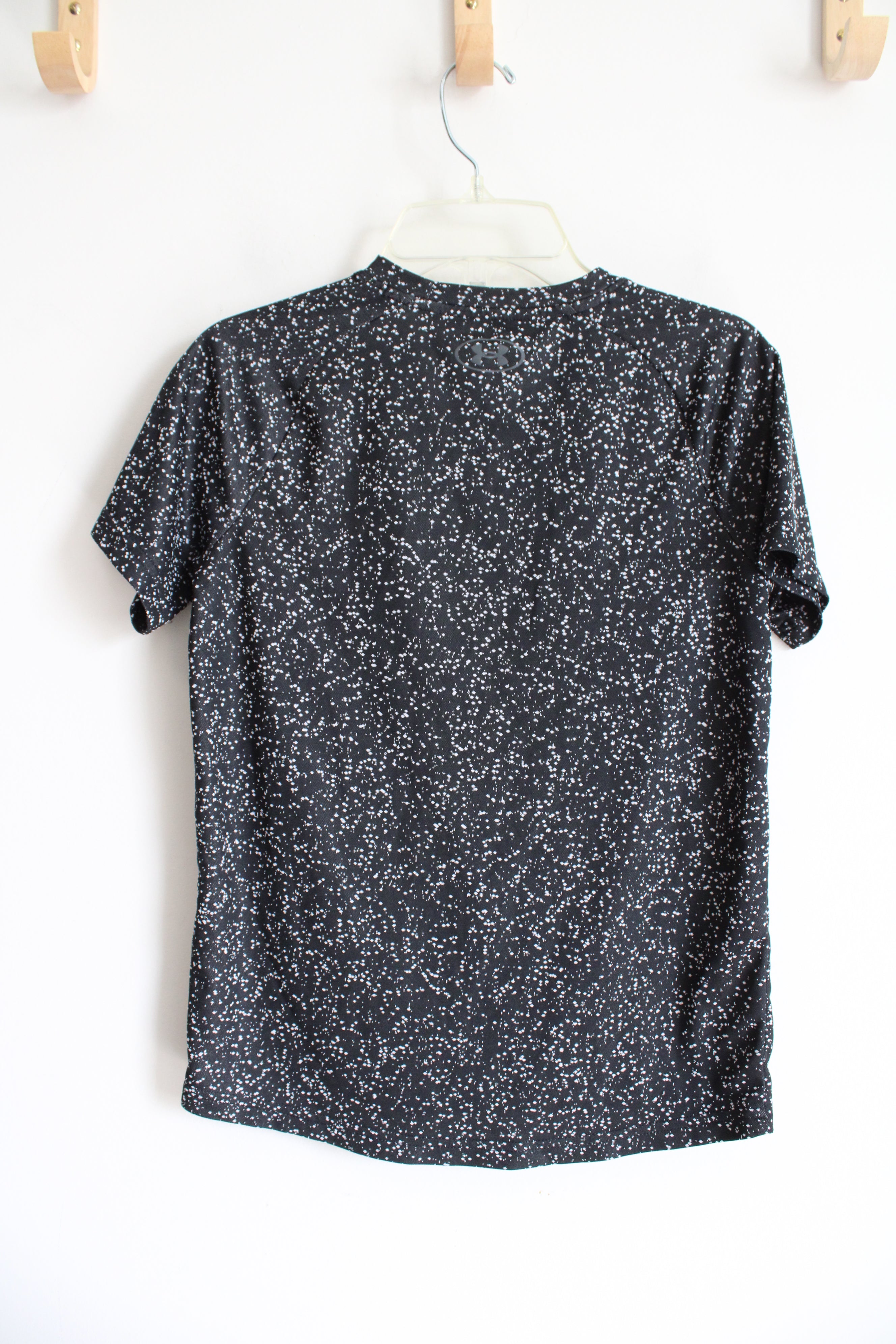 Under Armour Black & Gray Speckled Athletic Shirt | Youth M (10/12)