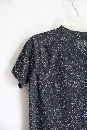 Under Armour Black & Gray Speckled Athletic Shirt | Youth M (10/12)