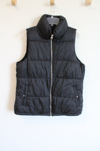 Old Navy Black Puffer Vest | M