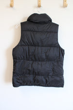 Old Navy Black Puffer Vest | M