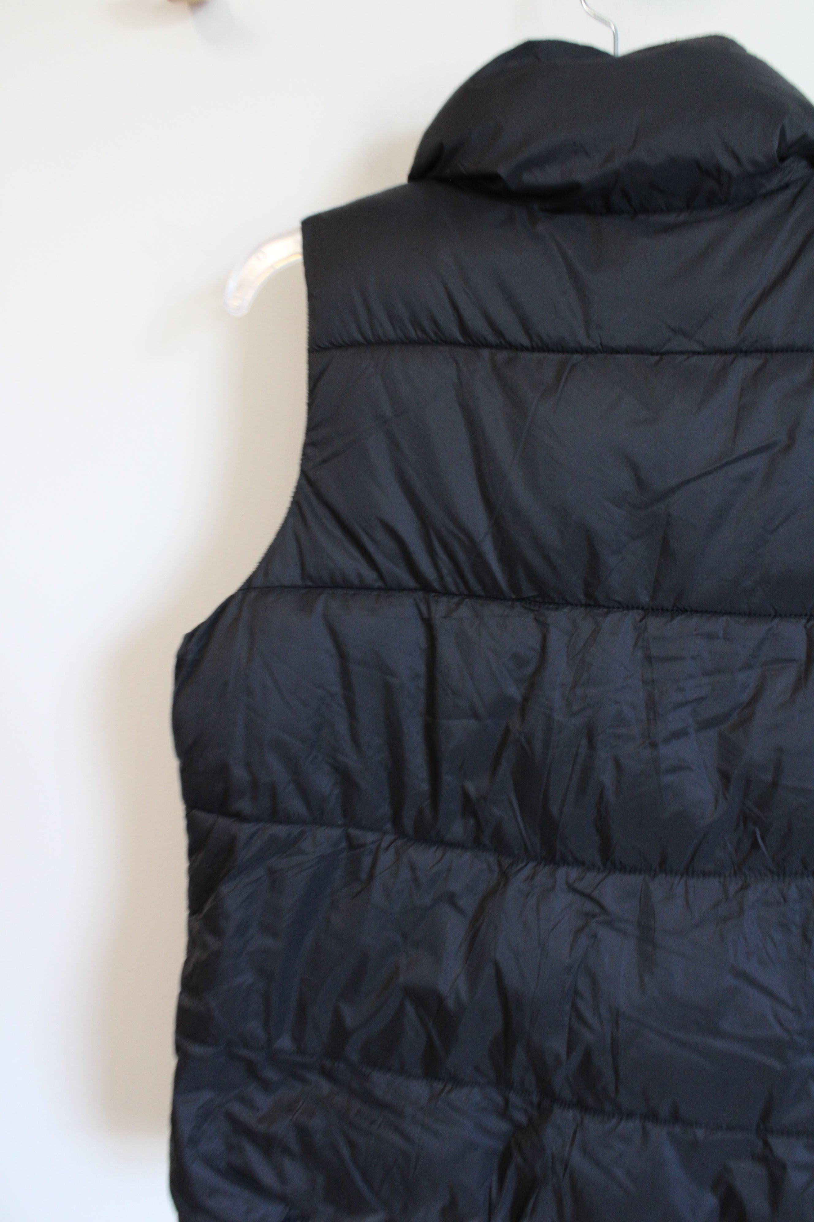 Old Navy Black Puffer Vest | M