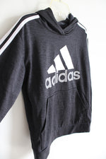 Adidas Black & White Hoodie | Youth M (10/12)