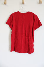 NFL Team Apparel New York Giants Red Tee | Youth XL (14/16)